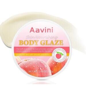 Aavini Body Glaze Peach Scented 1.8 oz Nourishing Balm Radiant Smooth Soft Skin